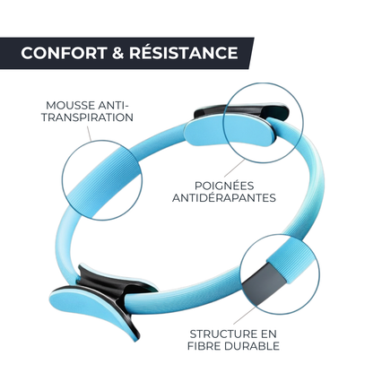 Anneau pilate exercices - Tonification, Souplesse & Renforcement Ciblé ZENRING   VENITHY