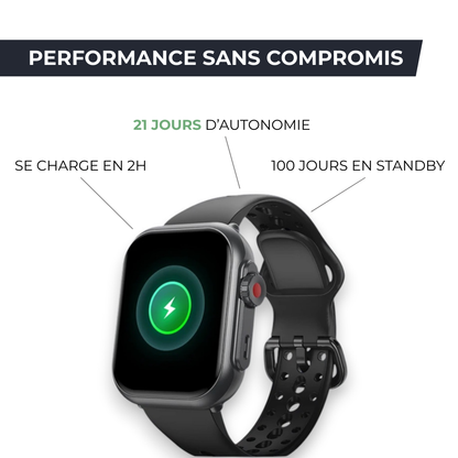 FAIT Montre connectée homme Watch Ultra 2 SE™ – Écran AMOLED 1.85", Appels Bluetooth et Autonomie 21 jours ZyChronix   VENITHY