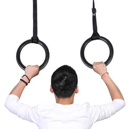 Anneaux cross training - Anneaux + Sangles Renforcées - Street Workout & Musculation CROSSGRIP   VENITHY