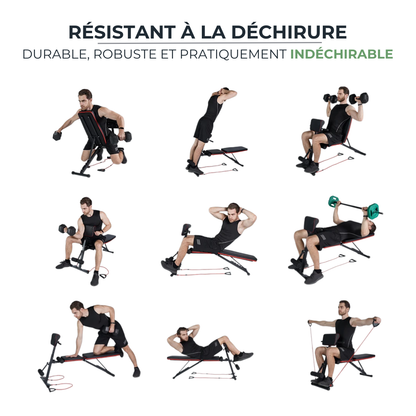 Banc de musculation complet - Pliable, Réglable & Charge 300KG - Full Body Training STEELFORM ATHLETICS   VENITHY