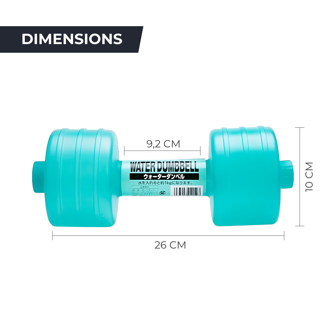 Haltères Aquatiques - Ajustables par Eau, Légères & Polyvalentes pour Fitness Féminin IRONIX   VENITHY