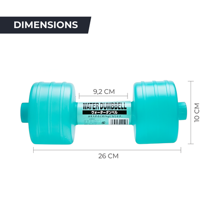 Haltères Aquatiques - Ajustables par Eau, Légères & Polyvalentes pour Fitness Féminin IRONIX   VENITHY