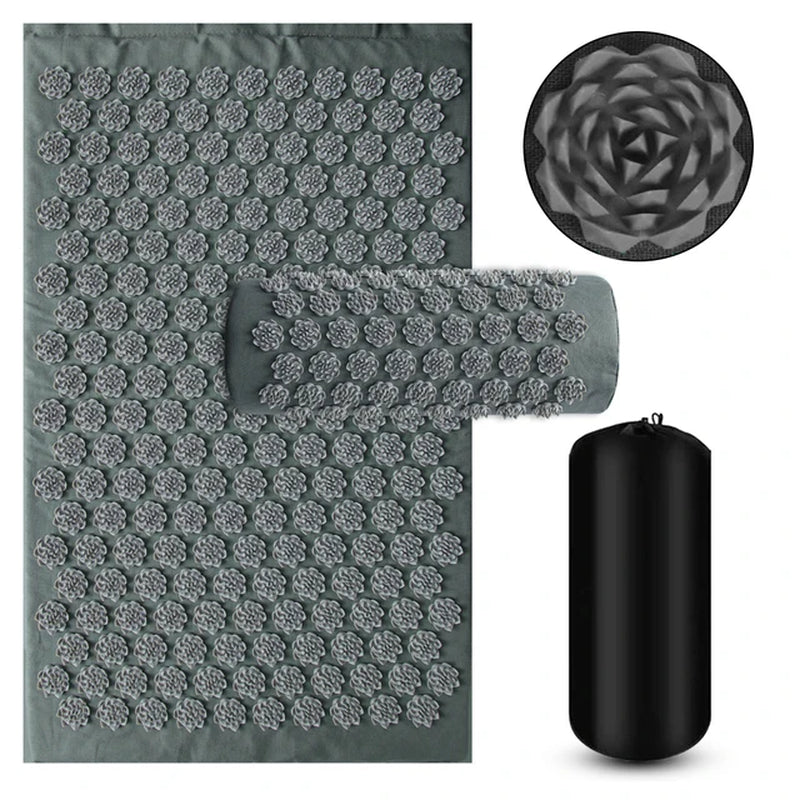 Tapis d'Acupression Premium & Coussin Massage