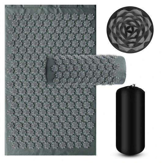 Tapis d'Acupression Premium & Coussin Massage
