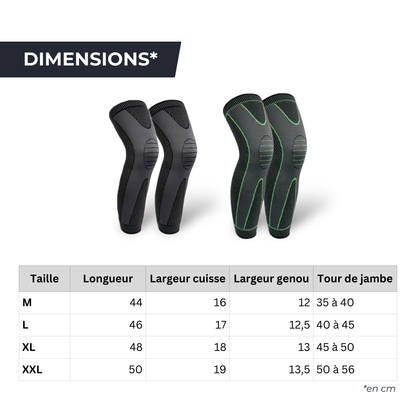 Genouillère sport - Compression & Maintien pour Running, CrossFit, Fitness FLEXKNEE   VENITHY