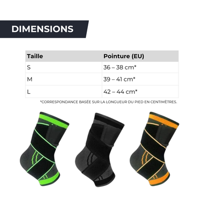 Chevillères - Maintien Renforcé & Compression - Stabilisation Sport & Prévention des Blessures STABIFORCE   VENITHY