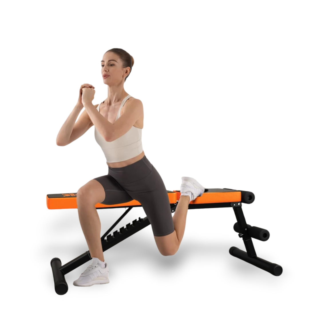 Banc développé couché - Pliable, 8 Positions & Charge 300KG TITANFRAME   VENITHY