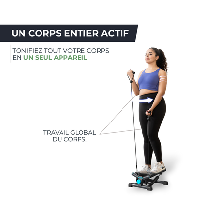 Stepper Twist Hydraulique - Entraînement Complet à Domicile MERACH   VENITHY