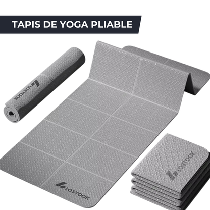 Tapis de yoga pliable 4 mm - Pliable, Léger & Antidérapant Lostook   VENITHY