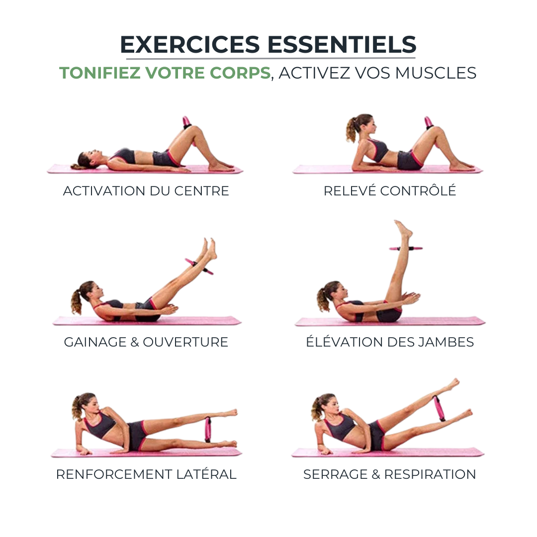 Anneau de yoga - Tonification, Souplesse & Renforcement Global CORELIA   VENITHY