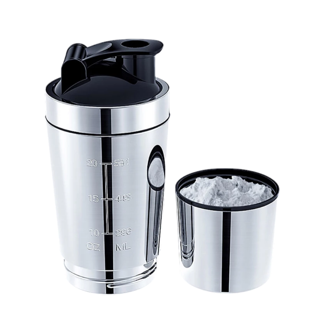 Shaker Inox 600ml - Mélange Parfait & Étanchéité Totale STEELFLOW   VENITHY