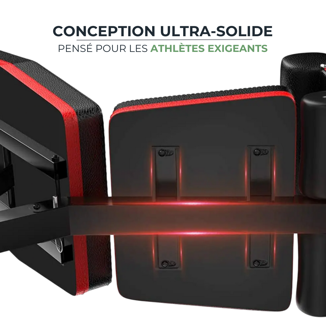 Banc de musculation complet - Pliable, Réglable & Charge 300KG - Full Body Training STEELFORM ATHLETICS   VENITHY