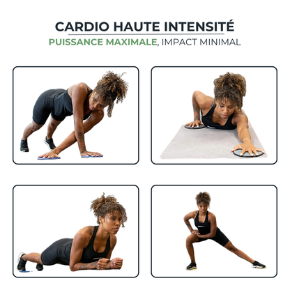 Disques de glisse - Sliders Fitness & Core Training GLIDECORE   VENITHY