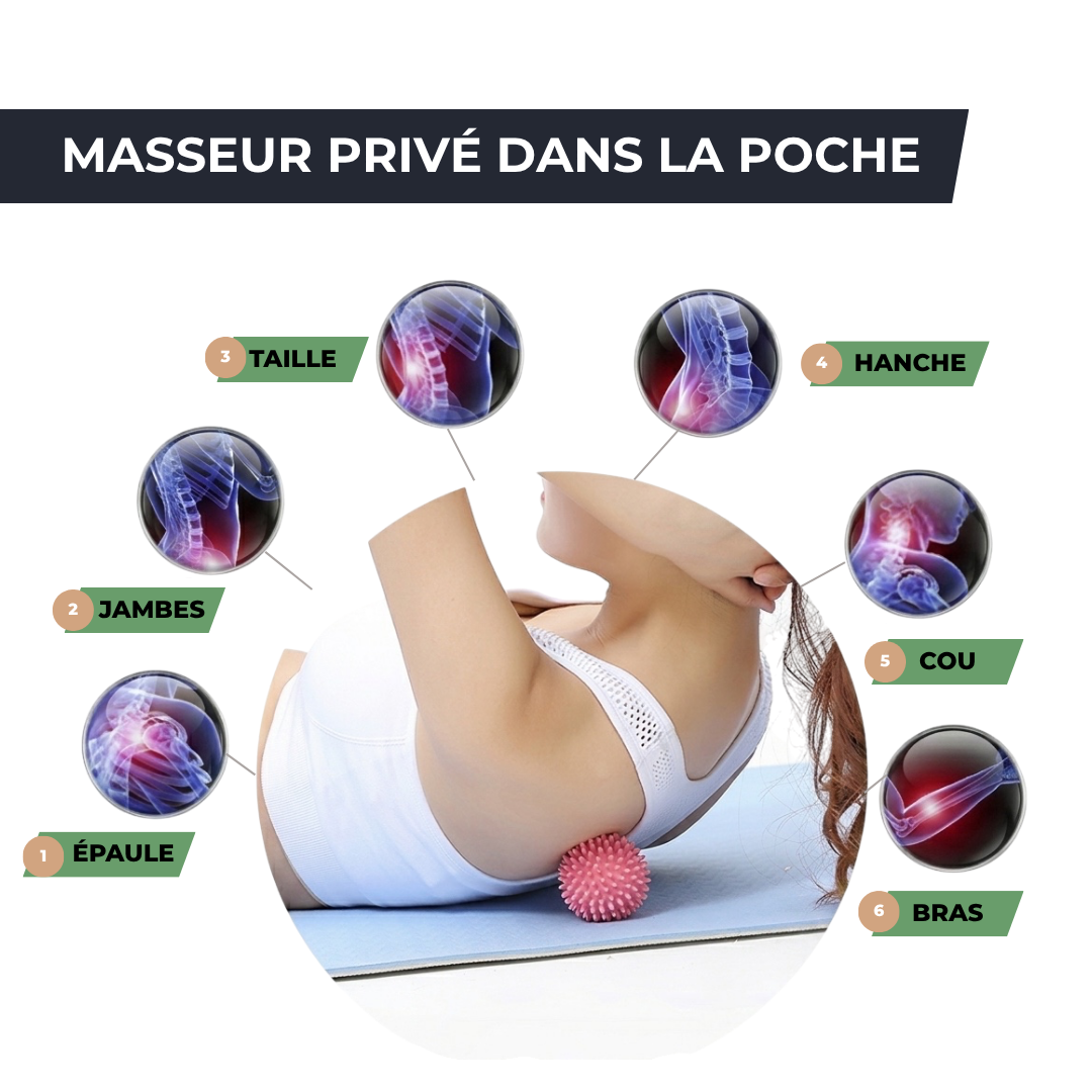 Balle de Massage - Détente Musculaire & Récupération Ciblée RELAXFORCE   VENITHY