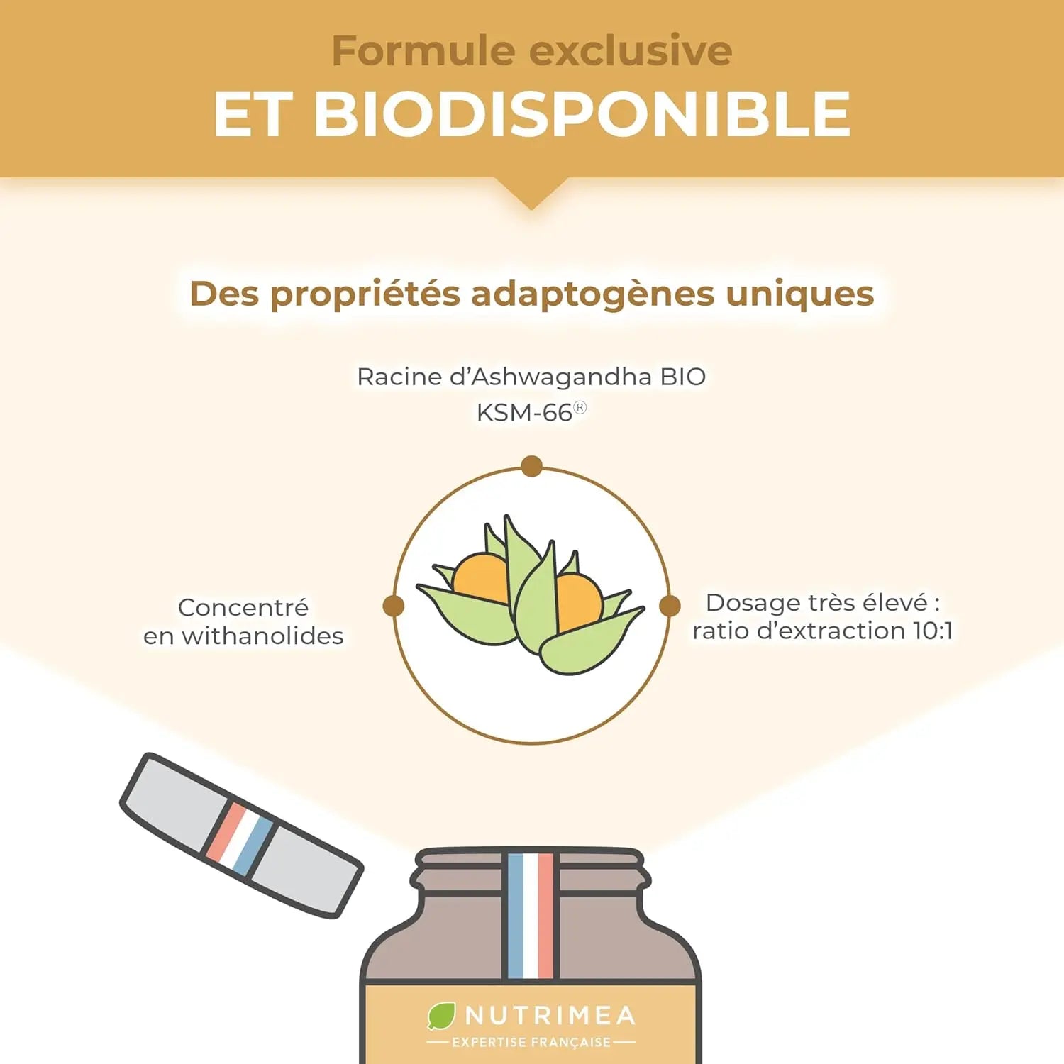 Ashwagandha Bio KSM-66 NUTRIMEA   VENITHY