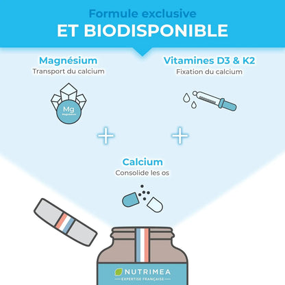 Calcium D3 K2 & Magnésium NUTRIMEA   VENITHY