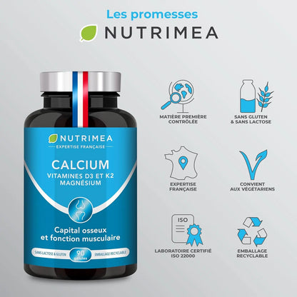 Calcium D3 K2 & Magnésium NUTRIMEA   VENITHY
