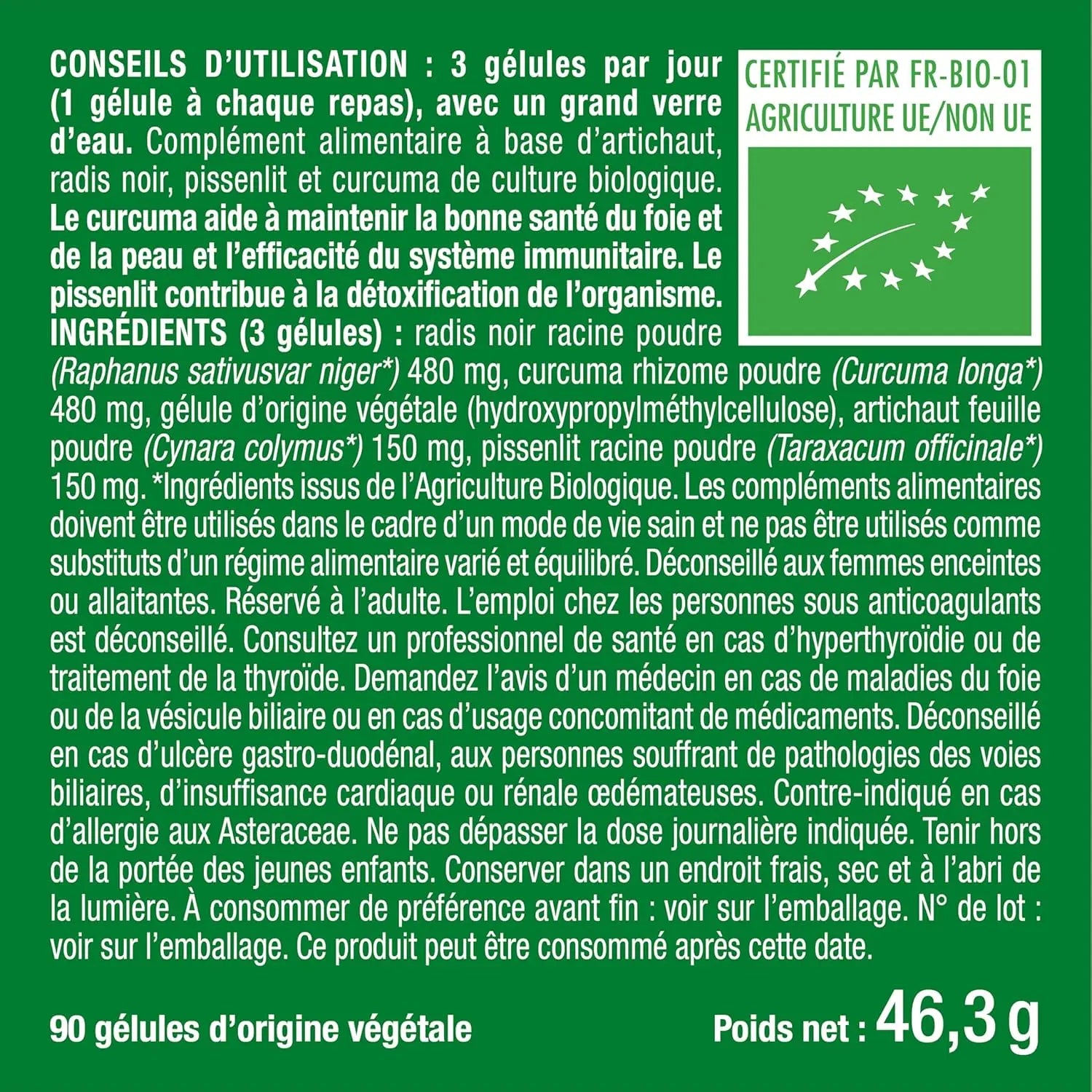 Complexe Détox Bio NUTRIMEA   VENITHY