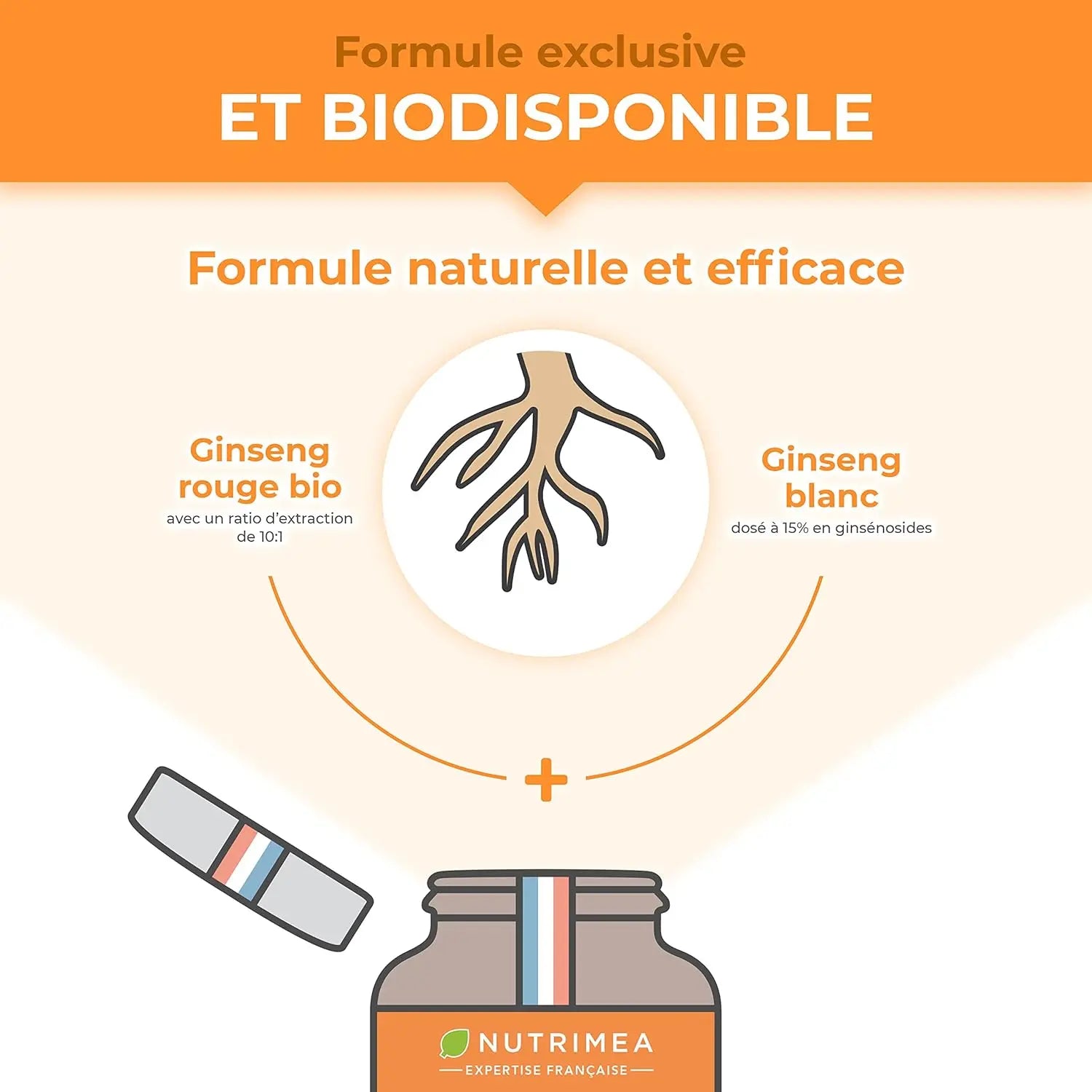 Ginseng - Rouge & Blanc NUTRIMEA   VENITHY