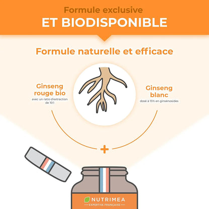 Ginseng - Rouge & Blanc NUTRIMEA   VENITHY