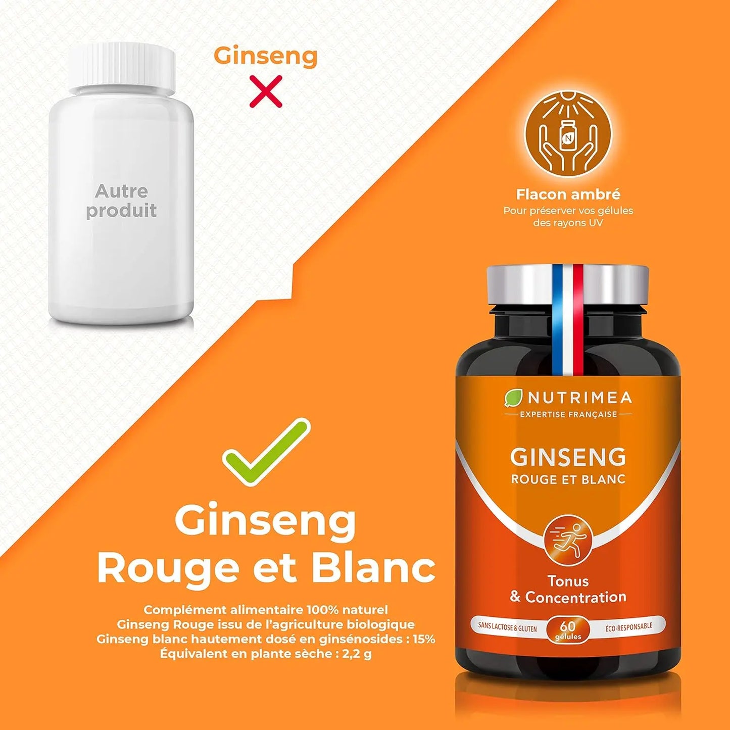 Ginseng - Rouge & Blanc NUTRIMEA   VENITHY