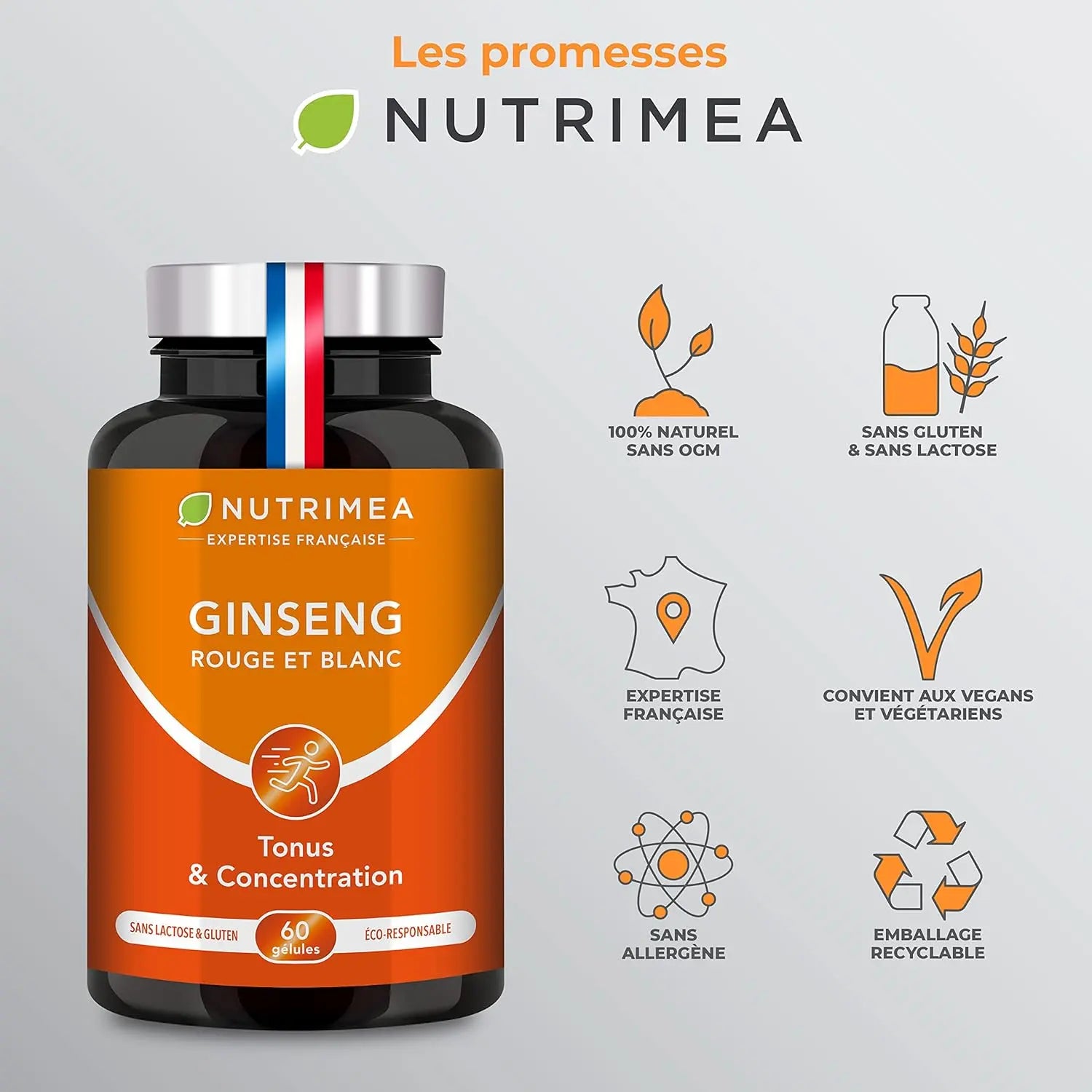 Ginseng - Rouge & Blanc NUTRIMEA   VENITHY