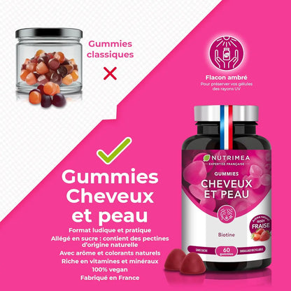 Gummies Cheveux & Peau NUTRIMEA   VENITHY