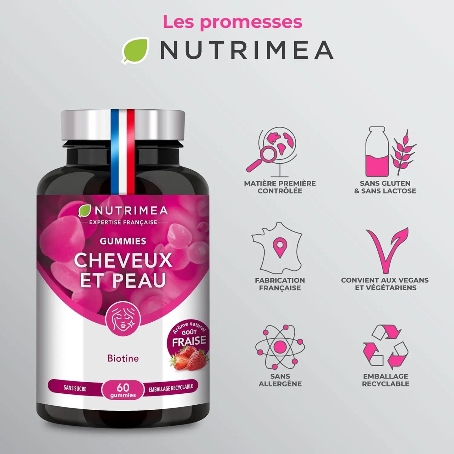 Gummies Cheveux & Peau NUTRIMEA   VENITHY