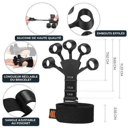 COPIE Hand Grip en Silicone - Force & Rééducation FlexiTrain   VENITHY