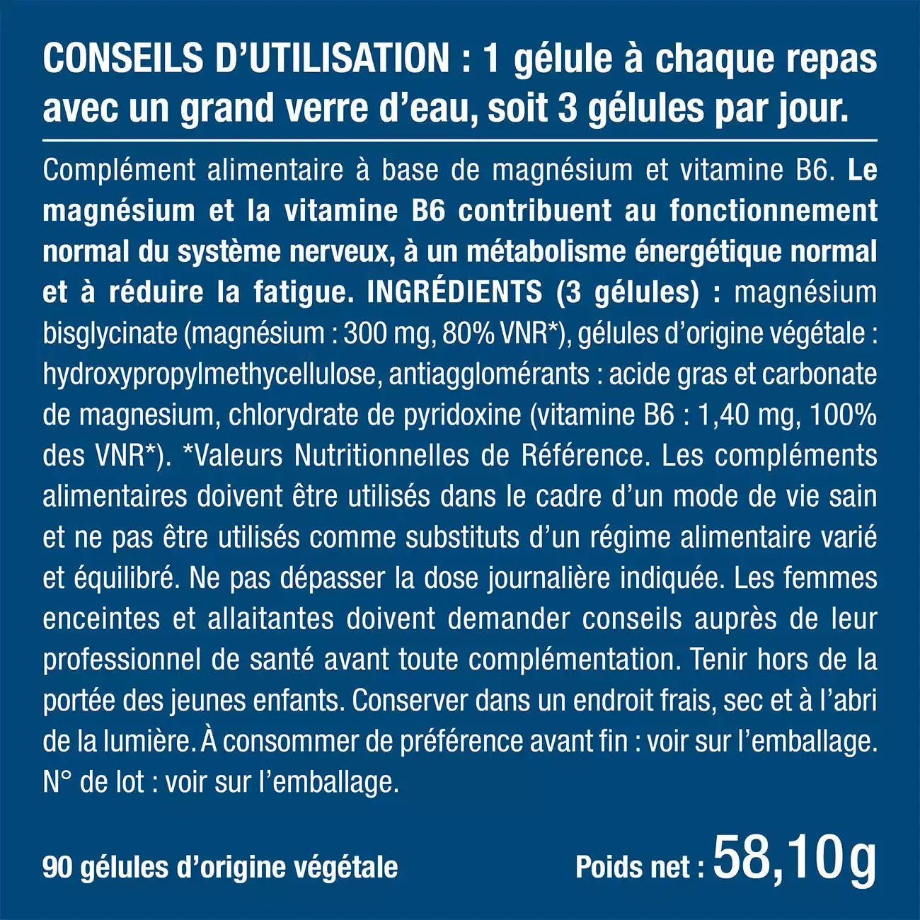 Magnésium Bisglycinate NUTRIMEA   VENITHY