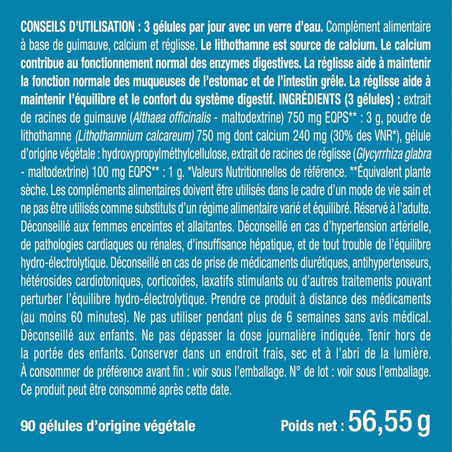 Objectif Confort Gastrique NUTRIMEA   VENITHY