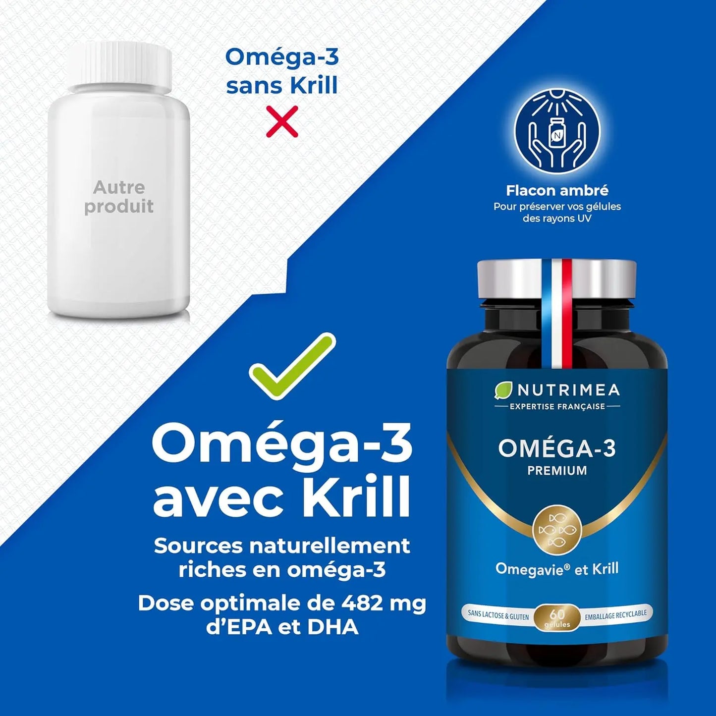 Oméga 3 Premium - Huile de Krill NUTRIMEA   VENITHY