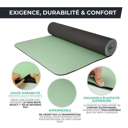 COPIE Tapis de Yoga Premium - 183x61cm, 6mm VENITHY   VENITHY