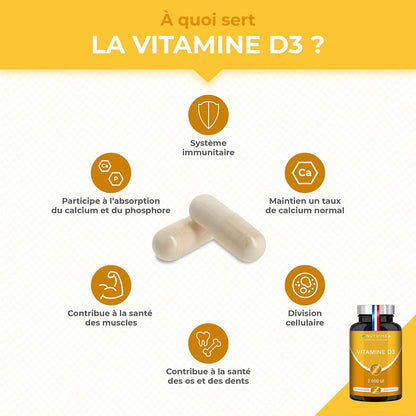 Vitamine D3 2000 UI NUTRIMEA   VENITHY