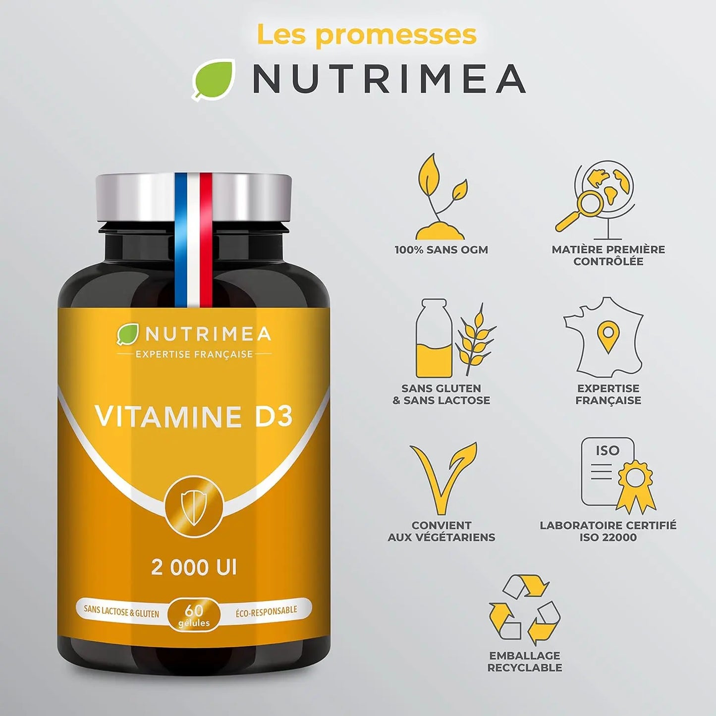 Vitamine D3 2000 UI NUTRIMEA   VENITHY