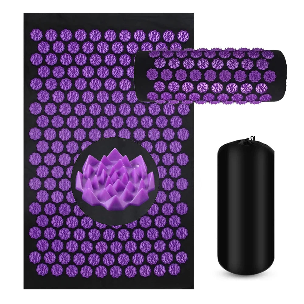 Tapis d'Acupression Premium + Coussin Massage