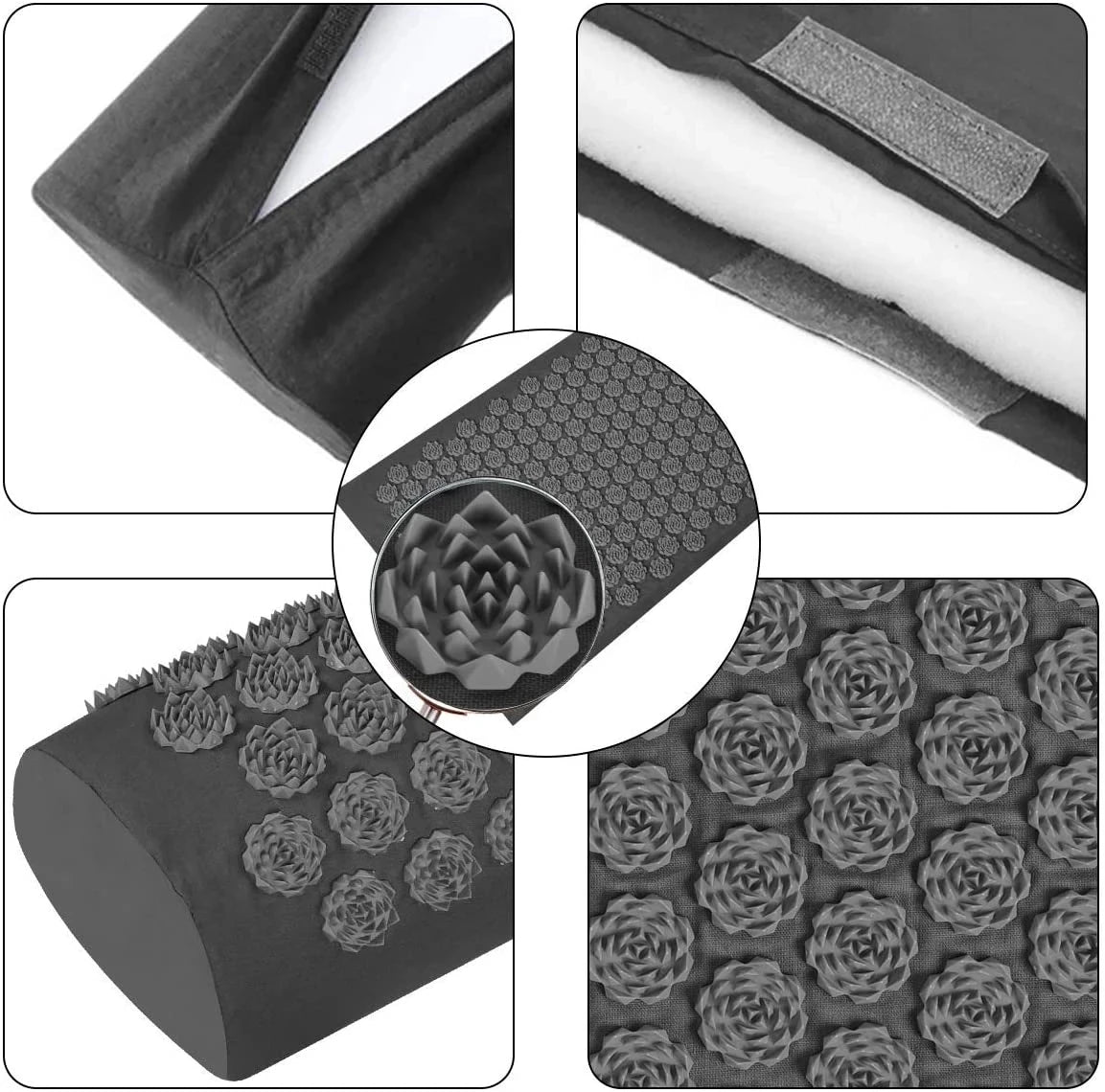 Tapis d'Acupression Premium & Coussin Massage